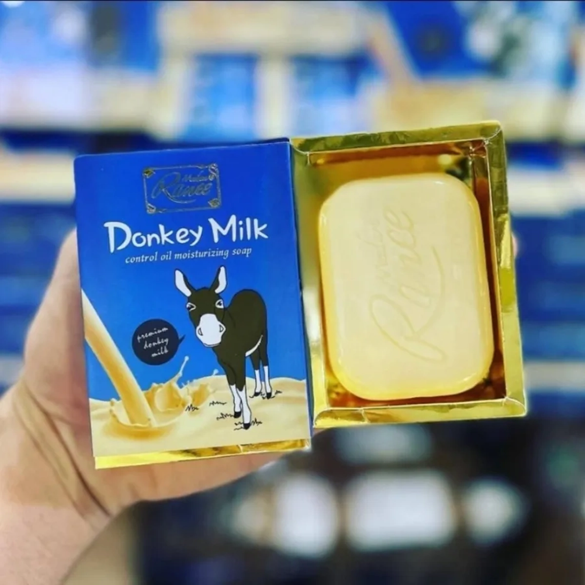 صابون جوانساز و ضدچروک شیرالاغ مدل MADAM RANEE