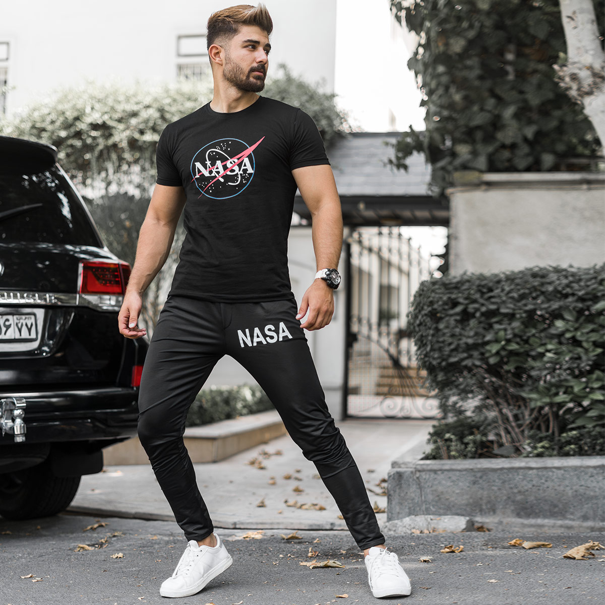 ست تیشرت شلوار Nasa مردانه مدل Roxy