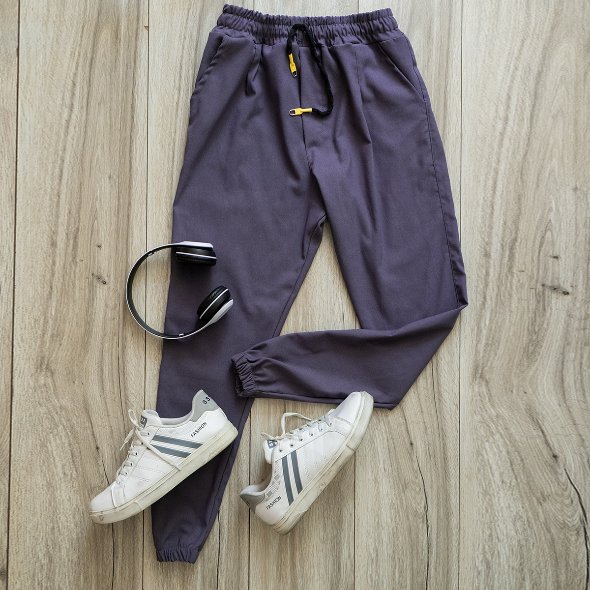 شلوار اسلش مردانه طوسی مدل Kiper