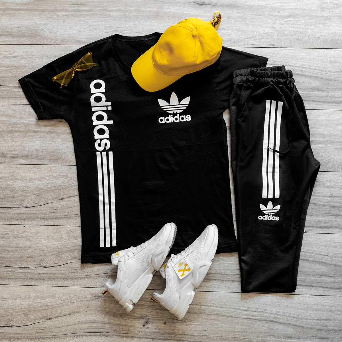 ست تیشرت شلوار Adidas مردانه مدلBardia