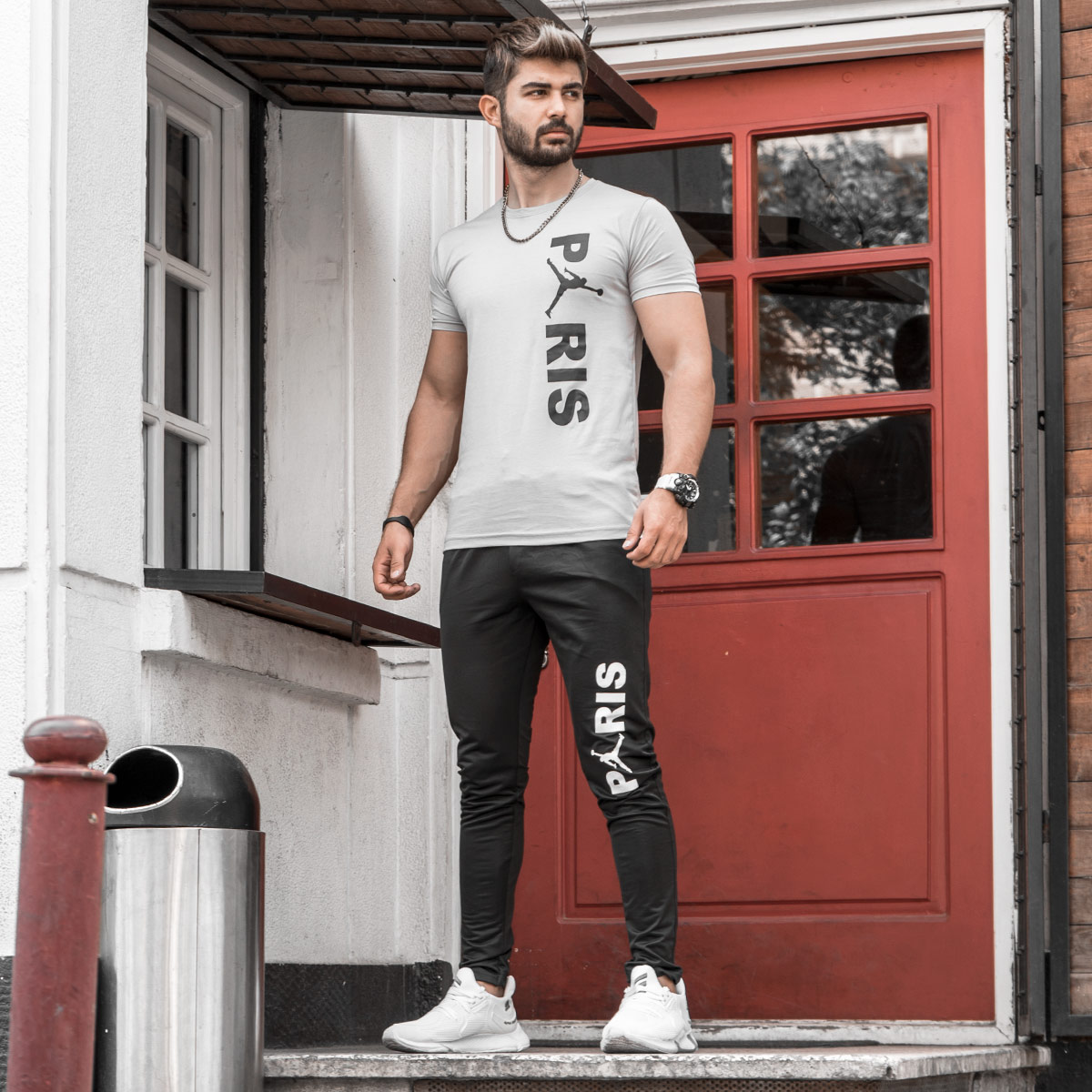 ست تیشرت شلوار جردن پاریس مردانه مدل Diora