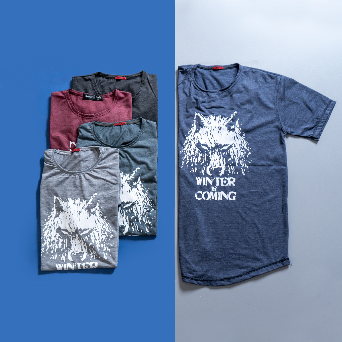 تیشرت مردانه طوسی مدل Ranker