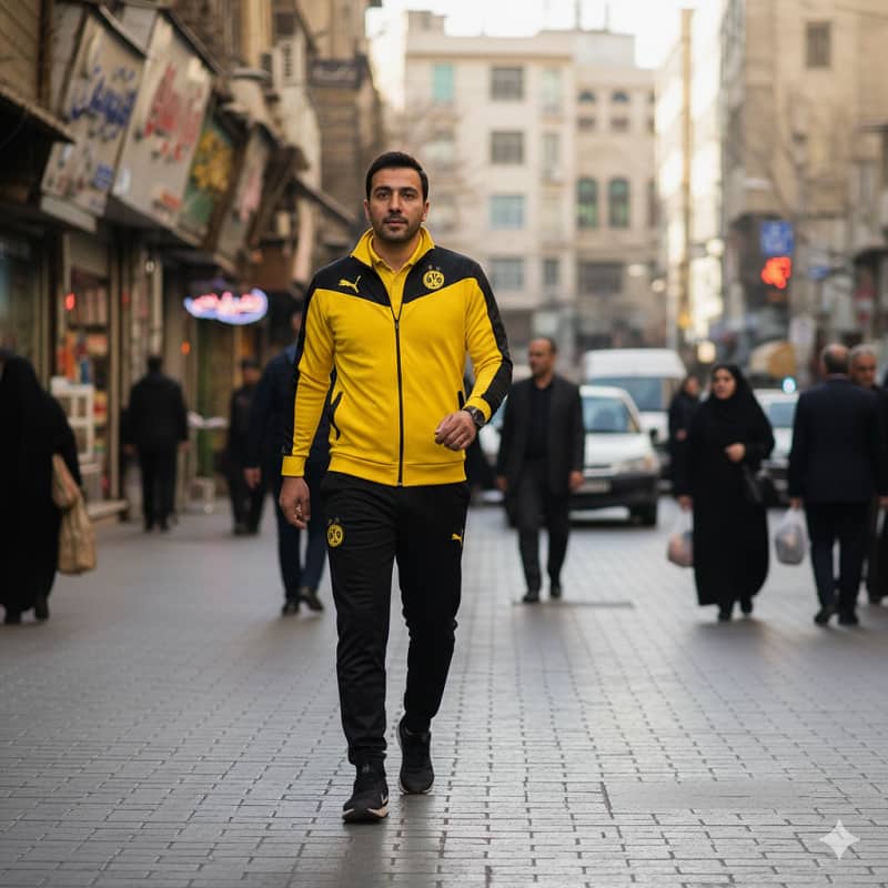 ست سوییشرت شلوار دورتموند مردانه مدل BVB09