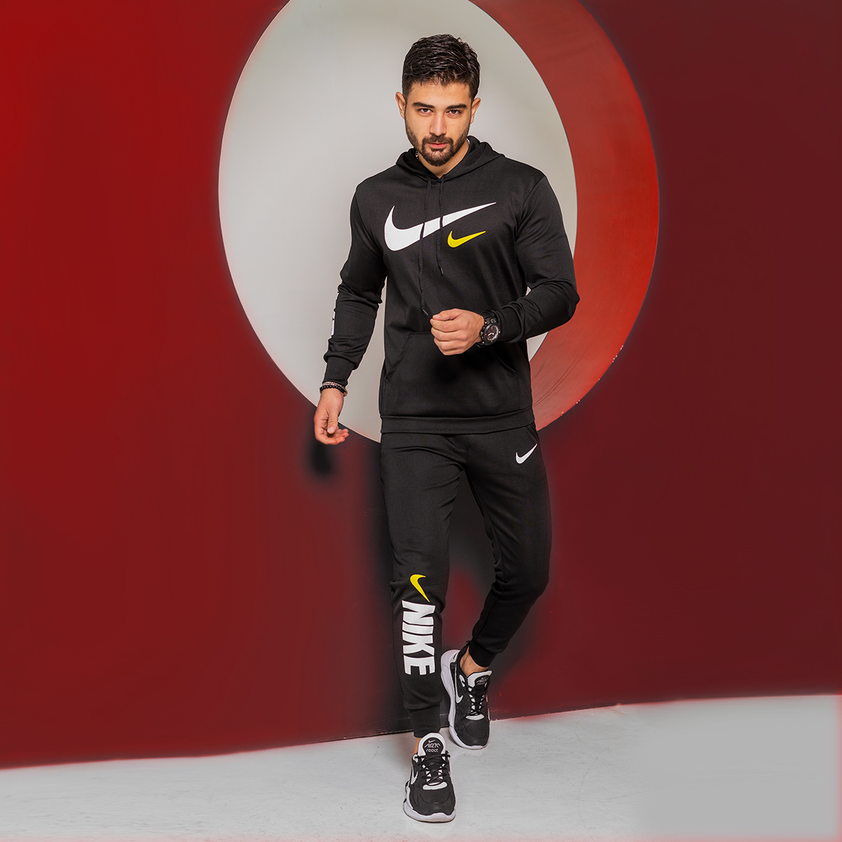 ست هودی شلوار Nike مردانه مدل Floni