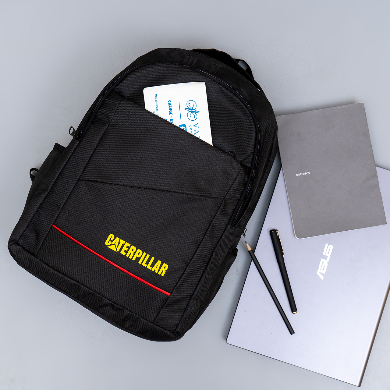 کوله پشتی مشکی caterpillar مدل Azax