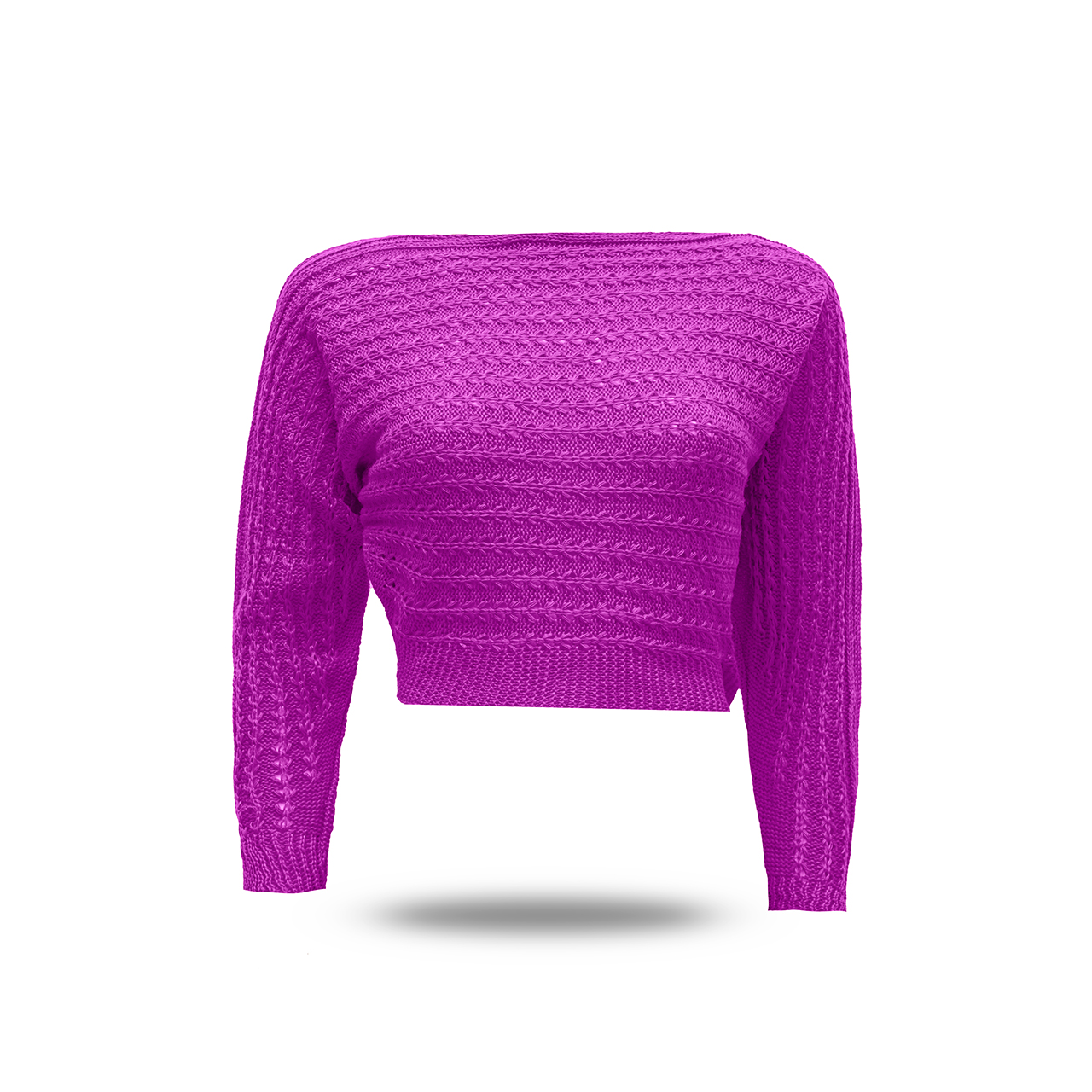 نیم تنه دخترانه بنفش مدل Bita