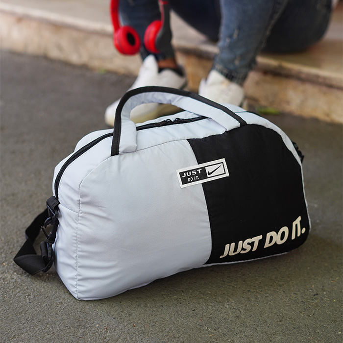 ساک ورزشی just do it آبی مشکی مدل Karen