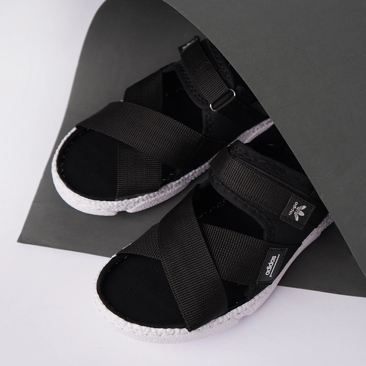 صندل مردانه ضربدری مشکی مدل Havin