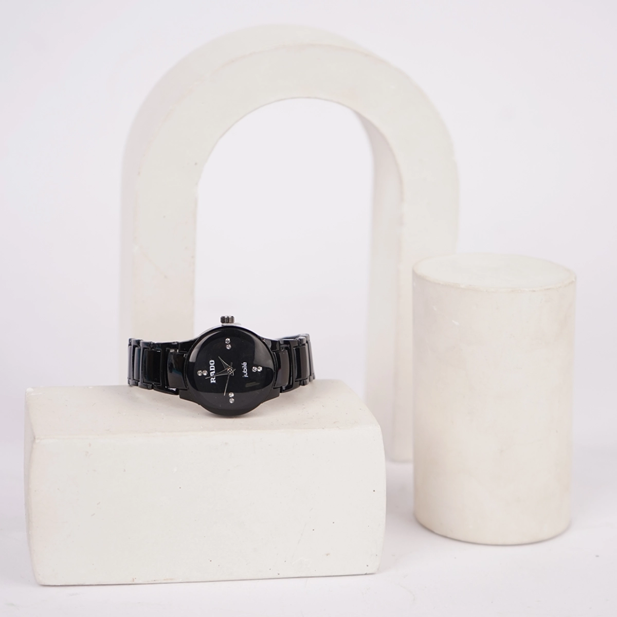 ساعت مشکی زنانه مدل Rado