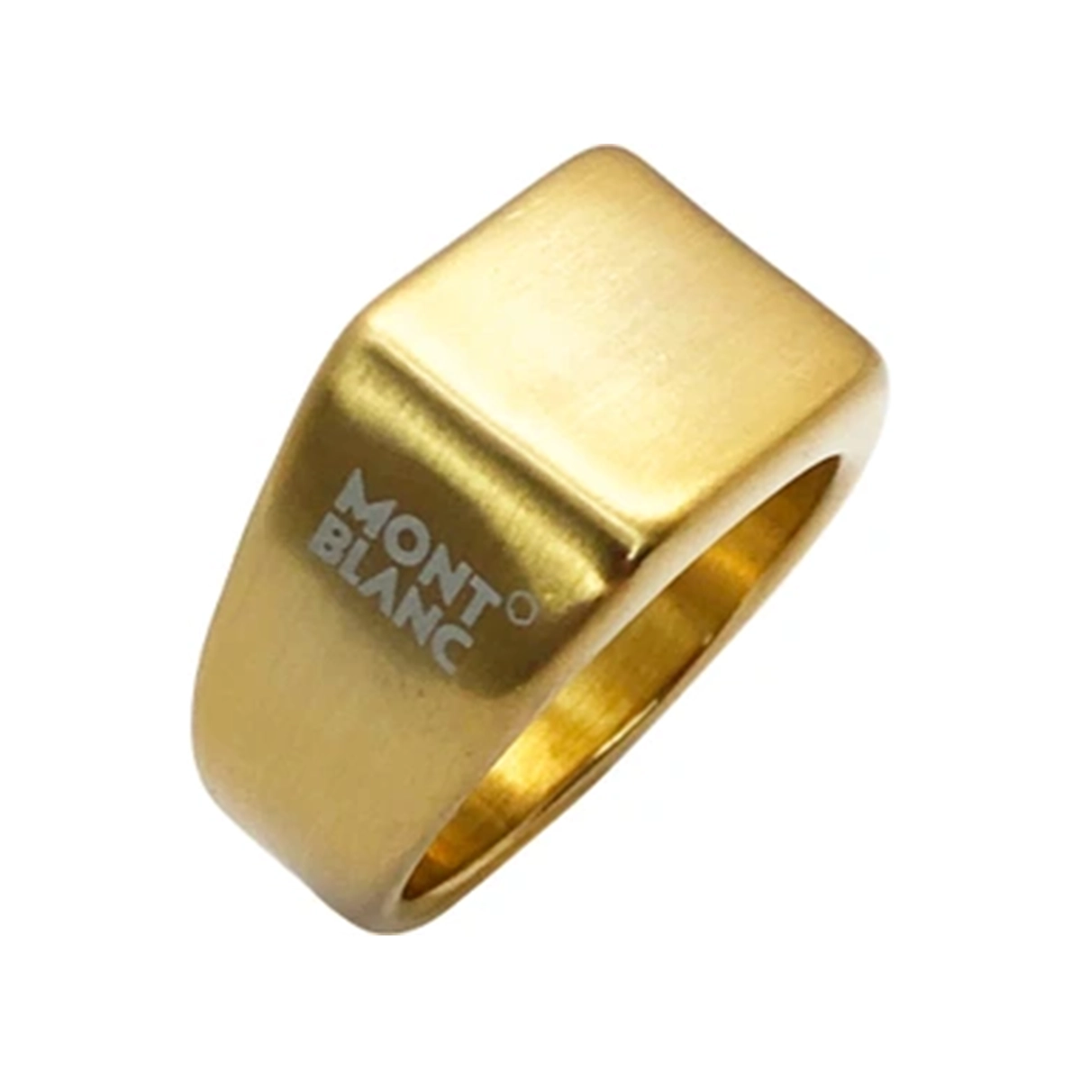 انگشتر مردانه طلایی مدل Mont Blanc