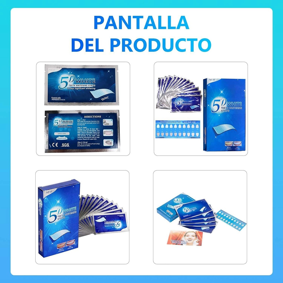 نوار سفید کننده دندان 5D white