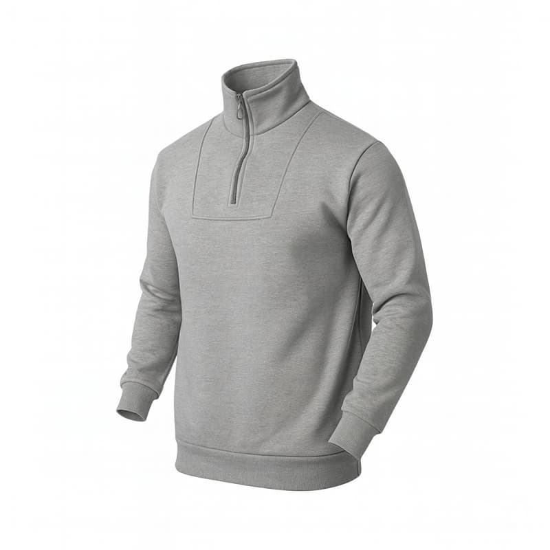 دورس مردانه نیم زیپ مدل Behbod-طوسی